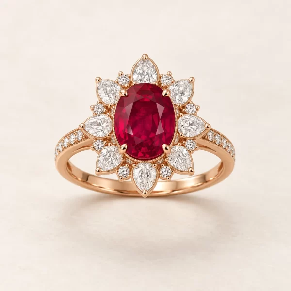 Aurora Ruby Ring